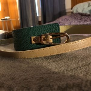 Turquoise and Cream Colored Belt